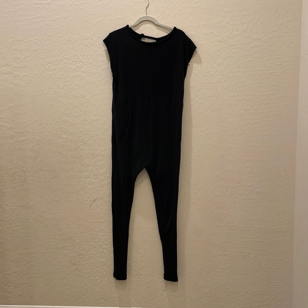 Free People Black Intimately Onesie